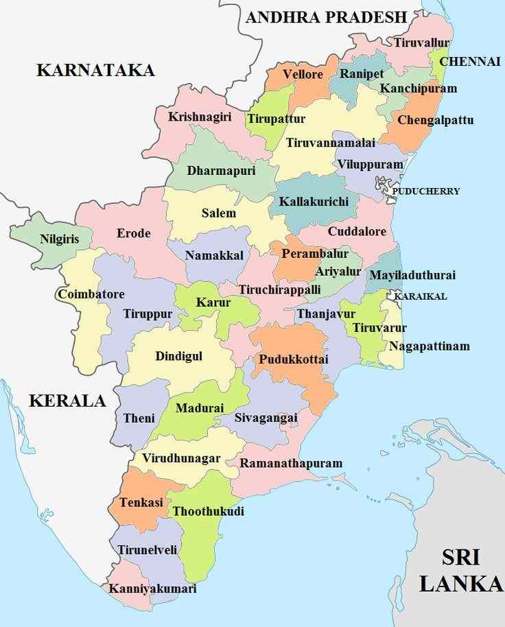 Tamil Nadu Information In Marathi